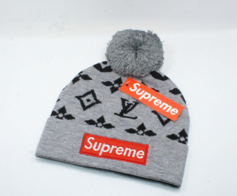 supreme lv hat black