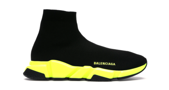 Balenciaga Speed Trainer Black and Yellow